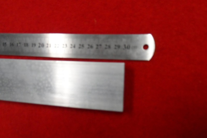 ALUMINIUM bar extrusion 30 cm X 5 cm x 10 MM FLAT CRAFT HANDY ITEM FREE POST
