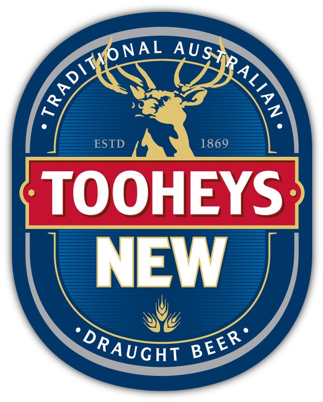 Tooheys New Logo Sticker Car Bumper Decal – 3”, 5” or 6”