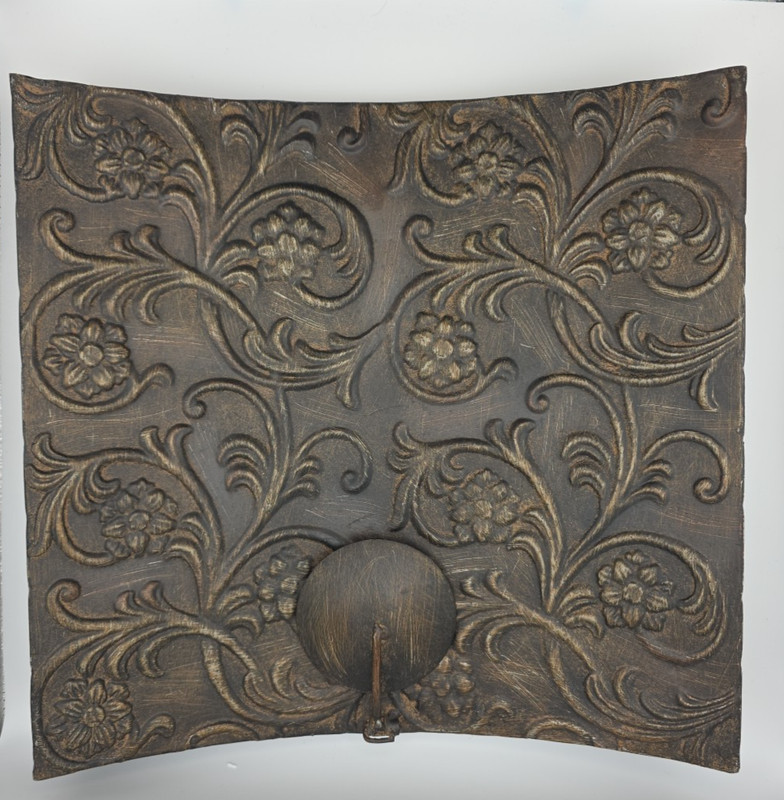 Z Gallerie Large Sconce Bellis Bronze Tone Approx 15 x 14 1/2″