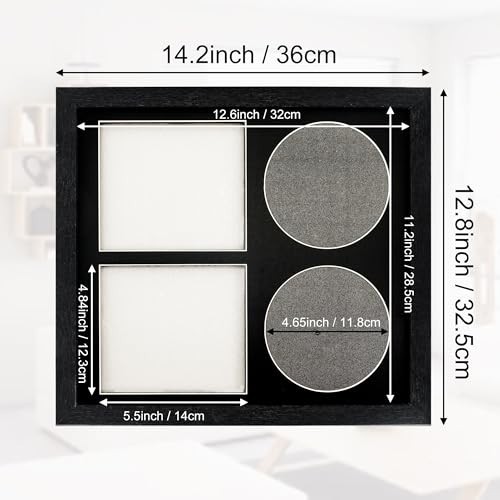 Double CD Frame with Booklet - Display Case for 2 CDs & CD Box, Wall Mountable gallery