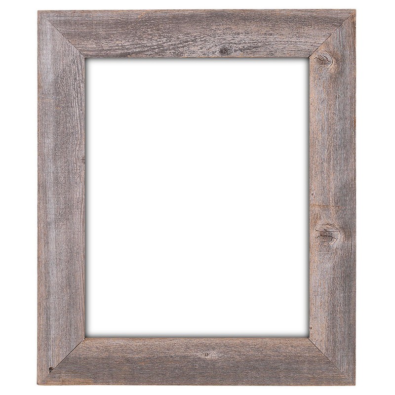 16×20-3.5″ Extra Wide Reclaimed Rustic Barn Wood Wall Frame – No glass or Back