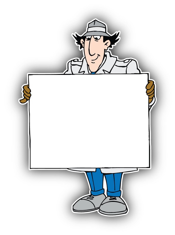 Inspector Gadget Cartoon Sticker Bumper Decal – ”SIZES”