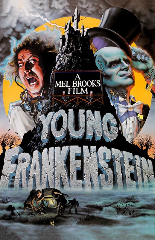 BB4989 Young Frankenstein Film By Mel Brooks 1974 Movie Poster 11x17