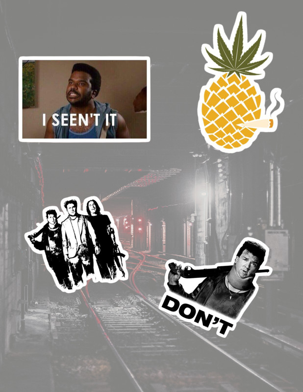 Pineapple Express 2000’s Comedy 4pc Sticker Pack