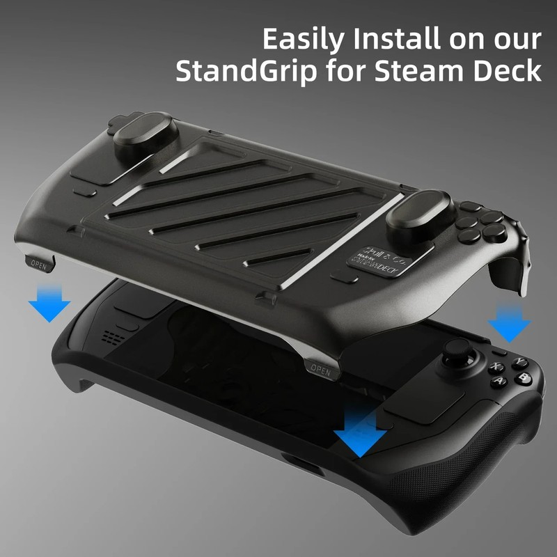 Skull & Co Hardshell Front Cover Grip Case Stand for Steam Deck / OLED gallery