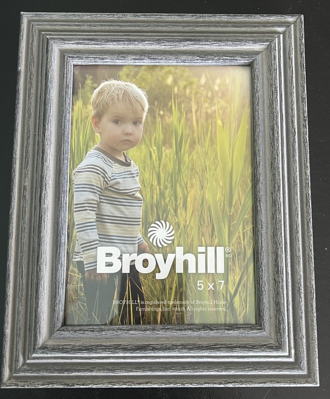 Grey 5×7″ Frame Rustic Farmhouse Standup or Hang – A0101