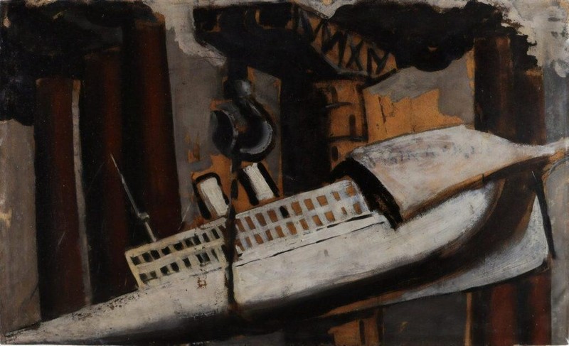 Port : Mario Sironi : 1926 : Archival Quality Art Print to Frame