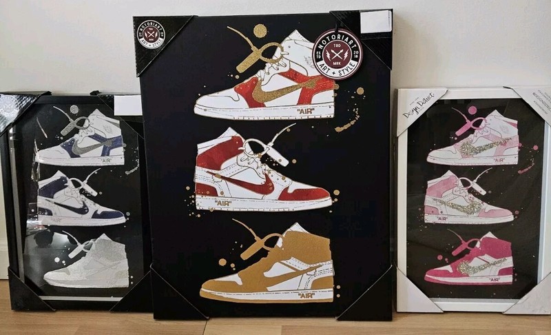 Off White Inspired set of 3 wall art