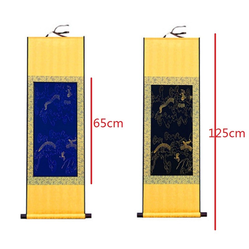 1PC Blank Xuan Paper Hanging Scroll Dragon Pattern Chinese Art paper Stationery gallery