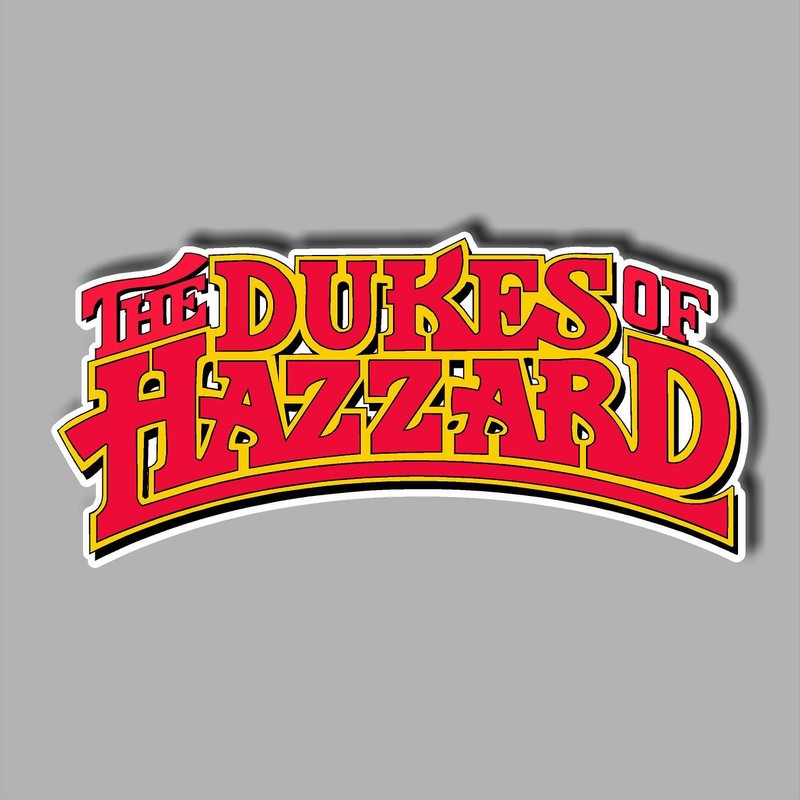 Dukes of Hazzard Vinyl Wall logo Decal Sticker General Lee Various Sizes