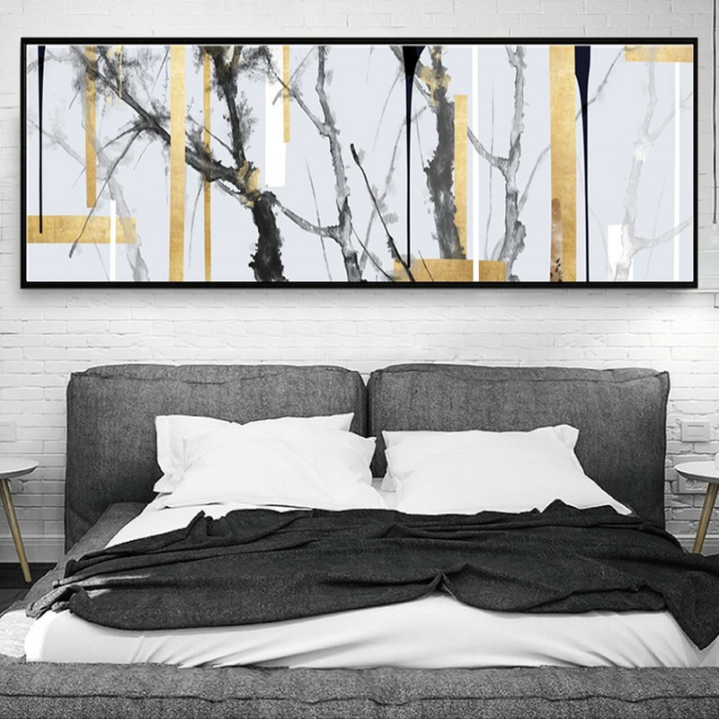 Abstract Art Tree Oil Paint Silk Canvas Poster Bedroom Wall Decor Unframed A687