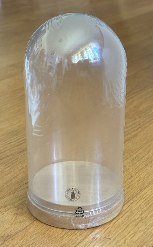 Ikea Harliga Glass Display Dome Cloche Bell Jar 8 inches ~ NEW