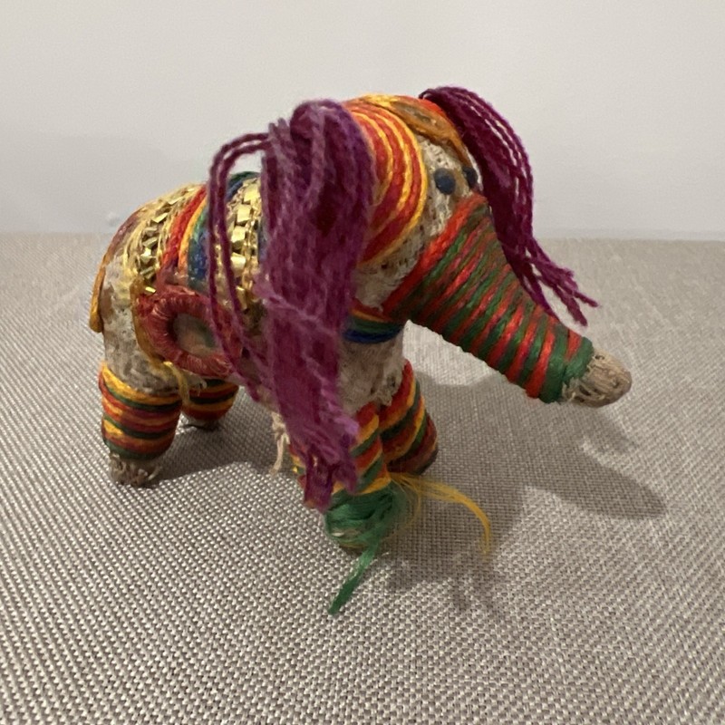 Decorative Indian Rajasthani fabric Elephant Handmade