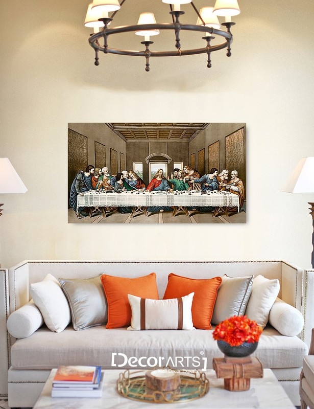 DECORARTS -The Last Supper, Leonardo da 30"L x 16"W, 00.Stretched Canvas gallery