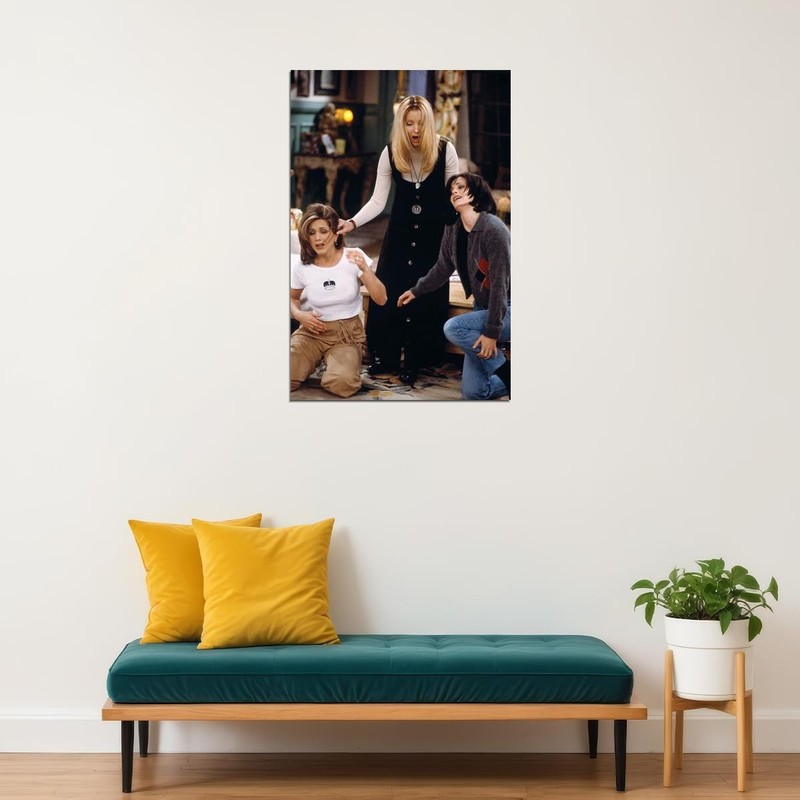 619731 Friends Milkshake Rachel Monica Phoebe Wall Print Poster gallery