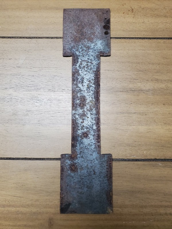 Western Rusty Steel Metal Letter I – 12 inch FREE SHIPPING Rustic Decor