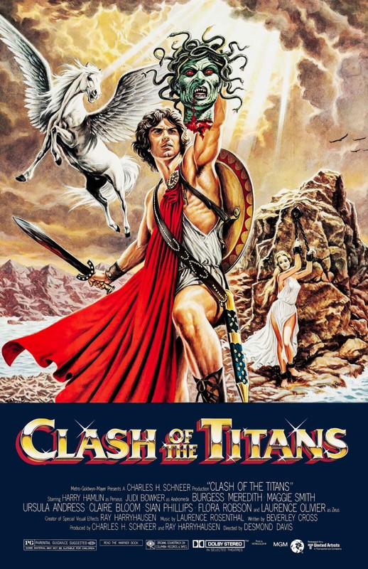 BB0863 Clash of the Titans Film By Desmond Davis 1981 Artwork Movie Poster 11×17