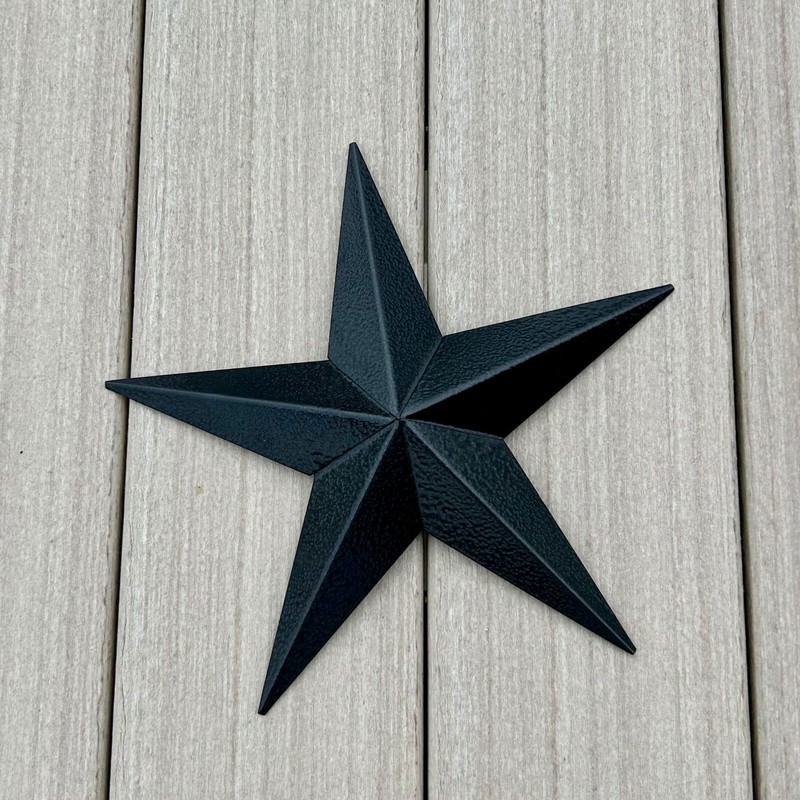 New!! Amish Barn Star Heavy Gauge Rust Resistant Steel – Hammered Finish