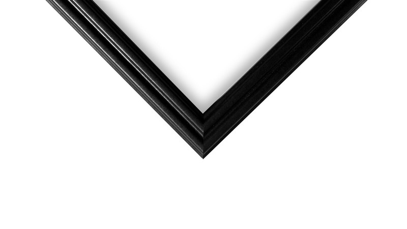 US ART Frames .75" Thin Black Solid Poplar Wood Picture Poster Frame, S-A gallery