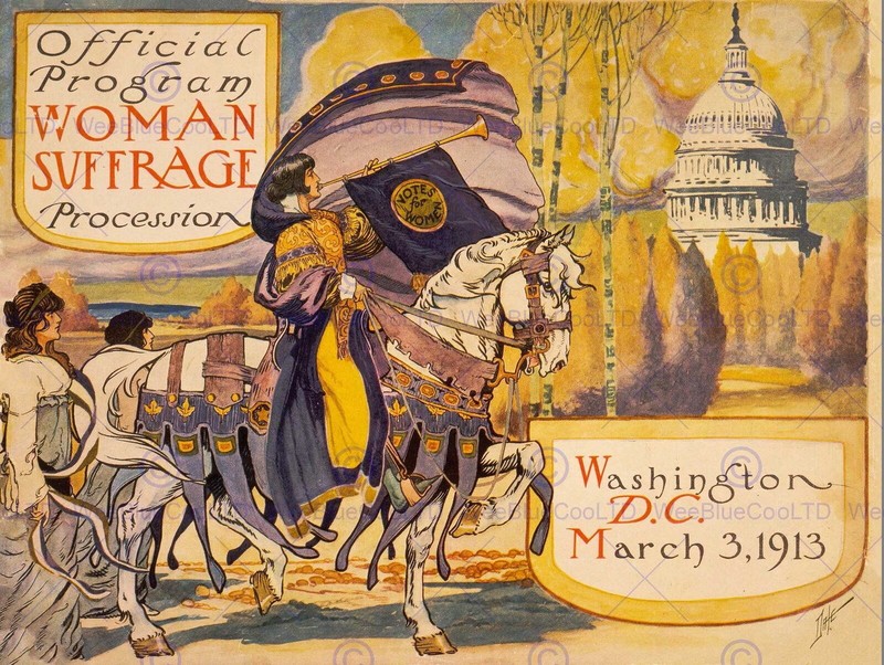 87520 CIVIL RIGHTS WOMAN SUFFRAGE WASHINGTON NEW Decor Wall Print Poster