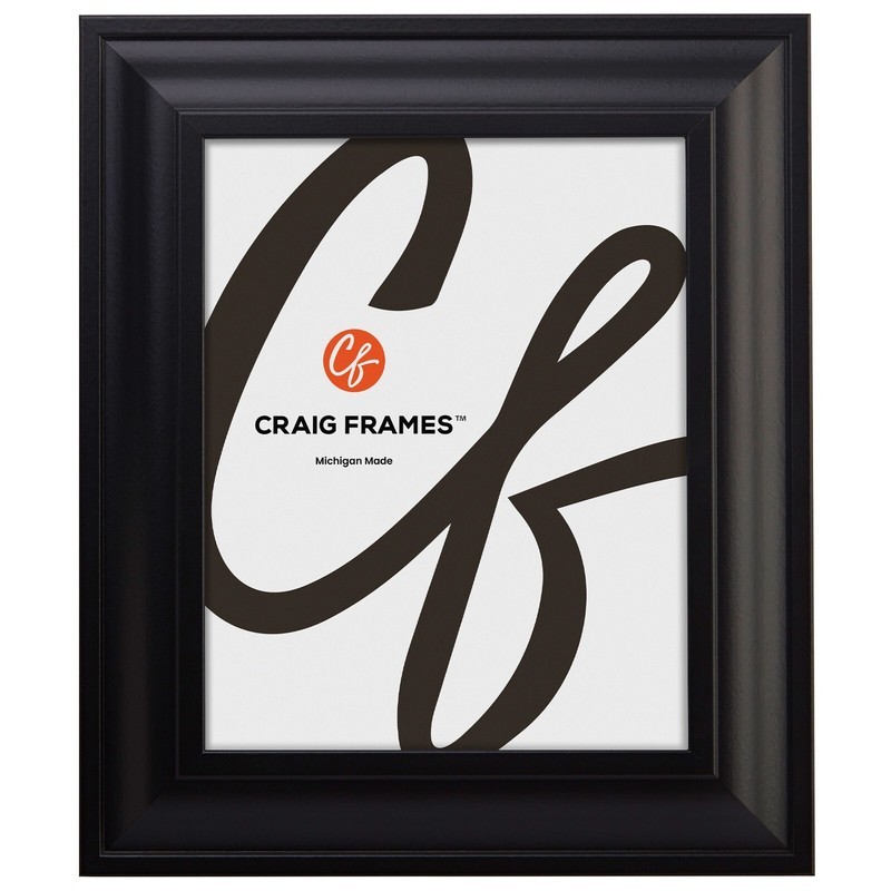 Contemporary Upscale, 2″ Large Black Picture Frames, Oversize 25×25 – 30×40