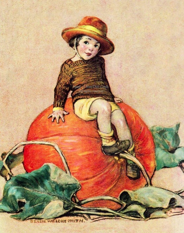 Peter Peter Pumpkin Eater Jessie Willcox Smith 1910 Children’s Nursery Rhyme Art