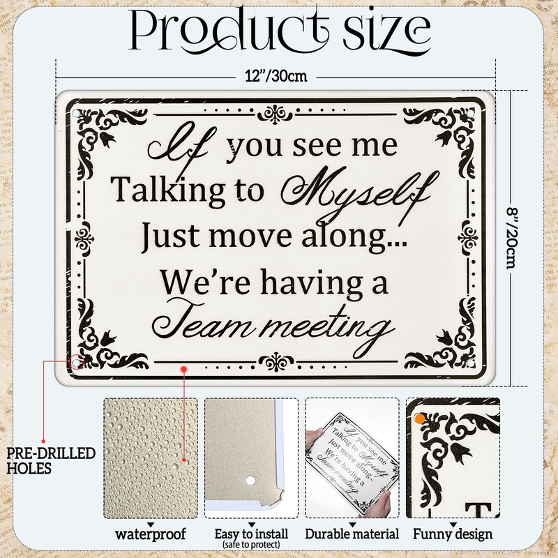 Funny Office Cubicle Decor Funny Office Metal Tin Signs 12 x 8 Inch , If You See gallery