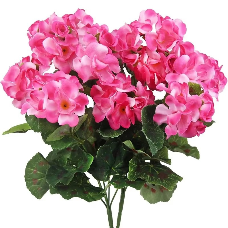 Artificial Flowers Outdoor UV Resistant Fake Violet Plant Home Decor