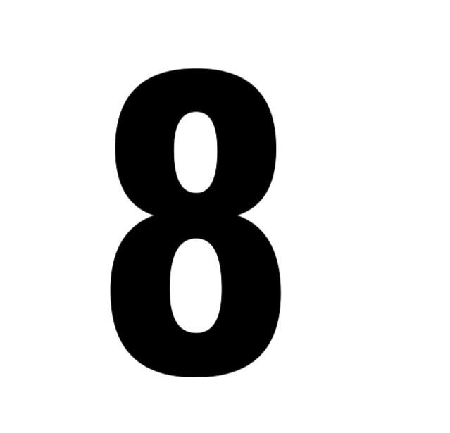 Choice BIG 5" Street Address Mailbox House Home Number Sticker Decals gallery