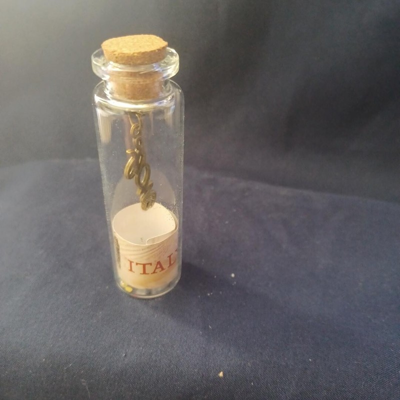 3" Tall Travel Ornament Collectible Dreams Italy Love Wishing Bottle gallery