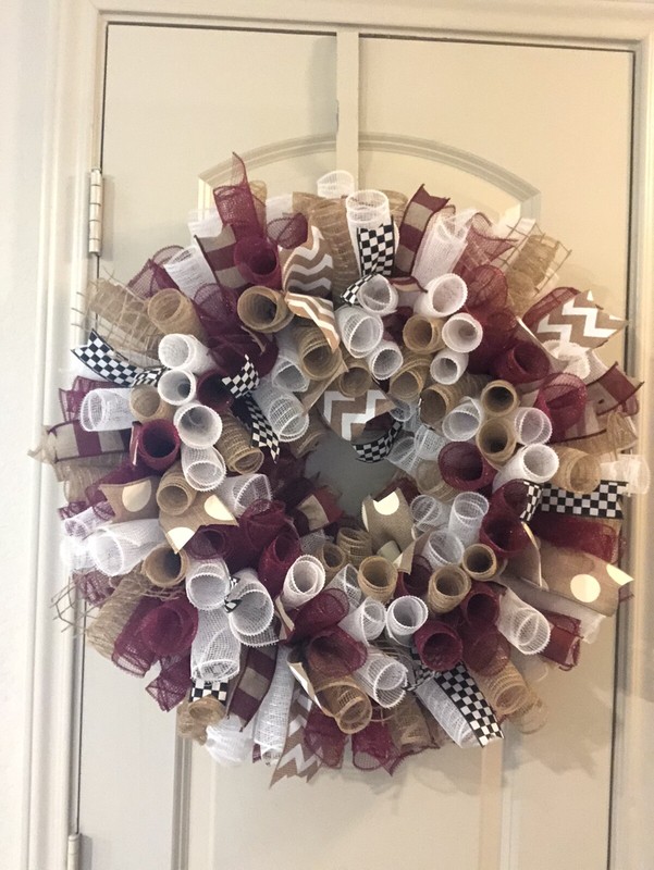 Deco Mesh Wreath
