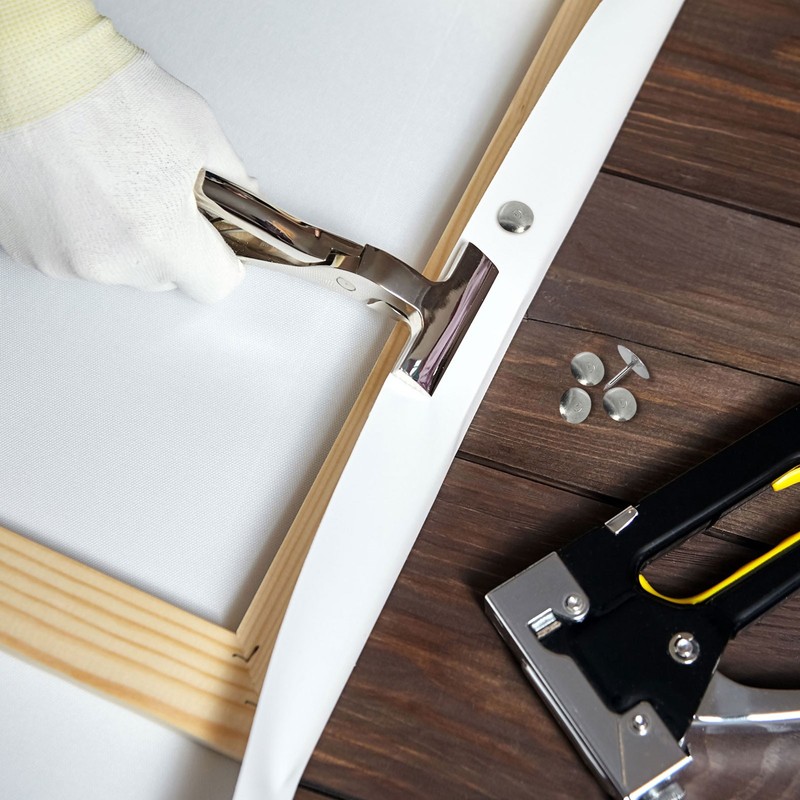 DIY Canvas Stretcher Bars, 15.75x15.75 Inch Removable Wooden Frames Kit gallery