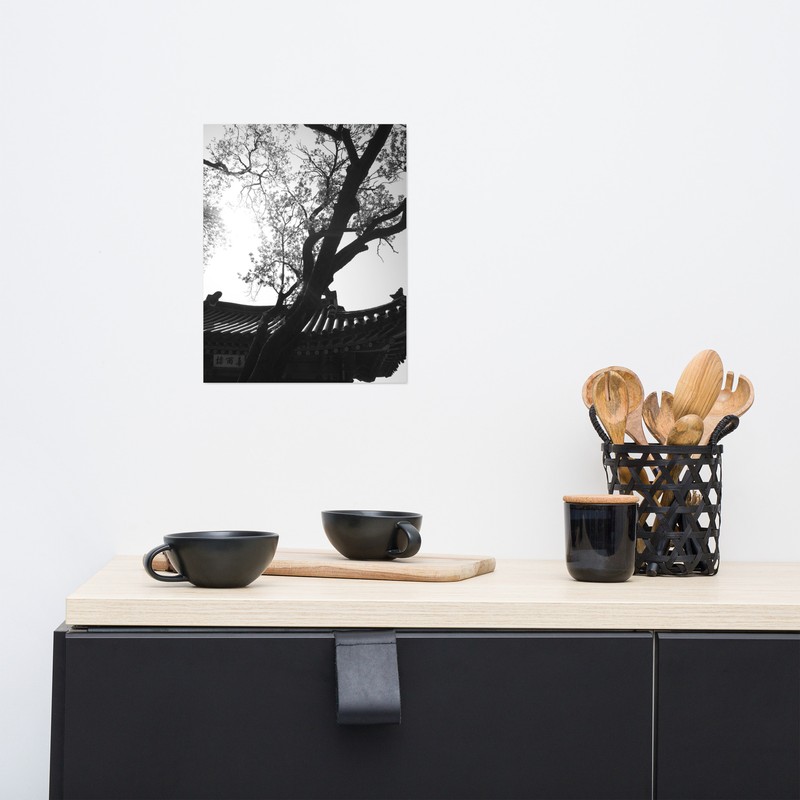 Matte Paper Poster – Korea Palace in Seoul Scenery Photography – Soul Life