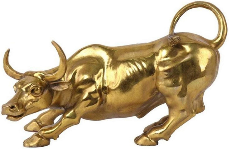 Wall Street Bull Statue, Wall Street Bull Art Decor Ox Figure Statues Represents