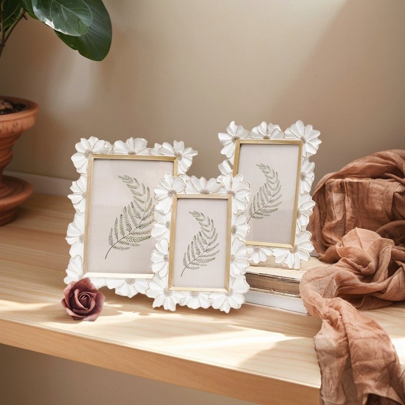 Elegant Gold Picture Frames Set for Photos 6x8in 4x6in 3x5in Resin Build gallery