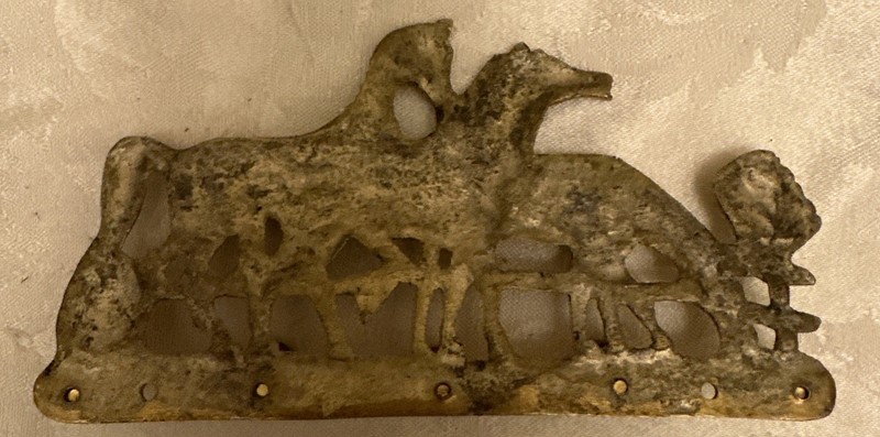 Antique Brass Key Rack with Horses Wall Rack Keyholder Horse Art 6X3.5” gallery