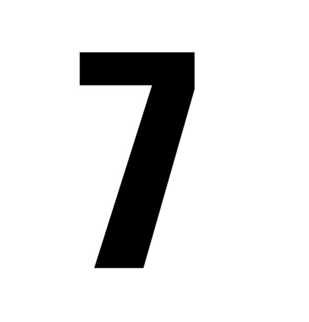 Choice BIG 5" Street Address Mailbox House Home Number Sticker Decals gallery