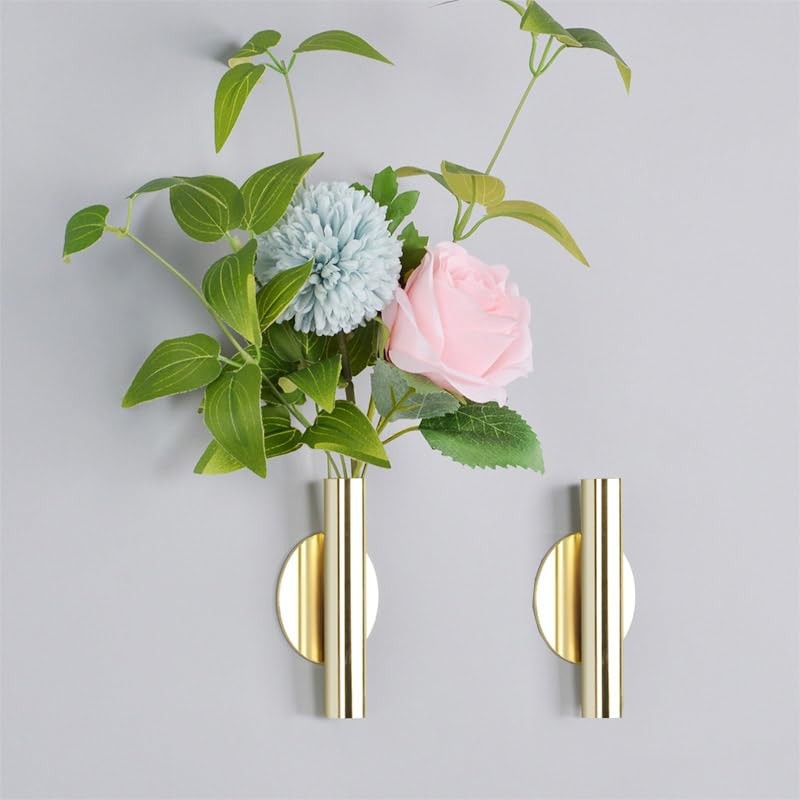 Wall Planters,4 Pcs Wall Mounted Metal Hanging Plant Holder for Indoor Small ... gallery