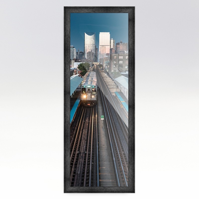 5x15 In Frame Black Real Wood Picture Frame Width 1.5 inches | Interior Frame De gallery