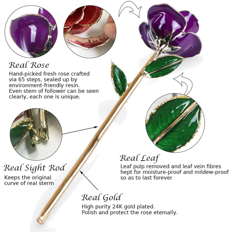 Stunning Gold Dipped Rose for Special Occasions