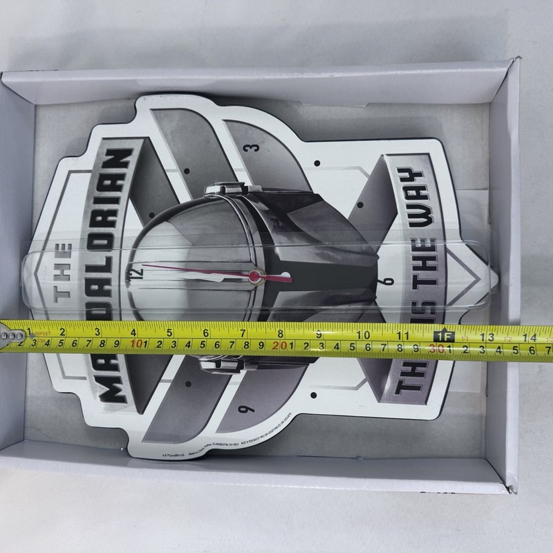 Officially Licensed Star Wars The Mandalorian This Is The Way Hanging Wall Clock gallery