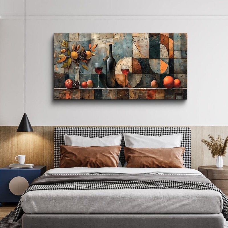Wall Art For Kitchen Wall Decor For Living Room Dining Room Decorations Wine ... gallery