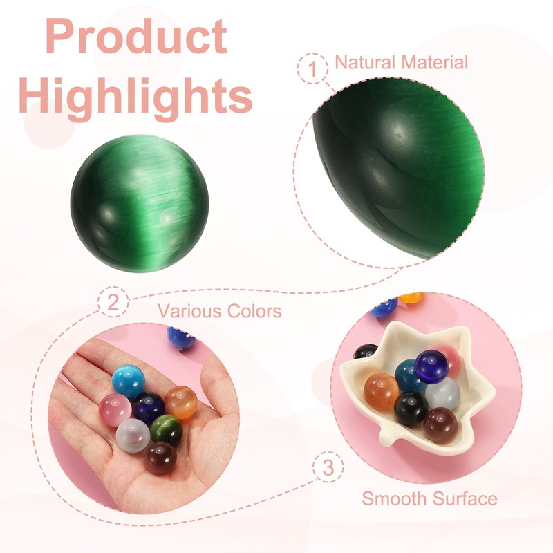 20mm Dia Crystal Sphere Forest Green gallery