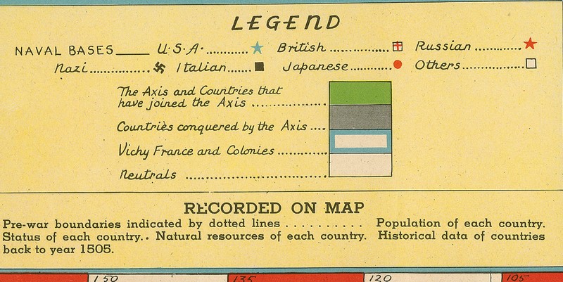 BUY WORLD WAR II BONDS AND STAMPS ADVERTISMENT MAP gallery