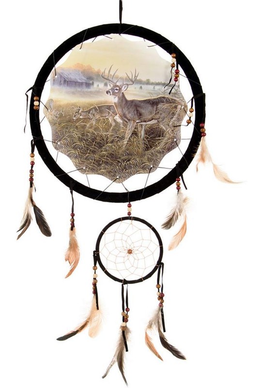 13″ DREAM CATCHER – DEER IN MEADOW – NIB