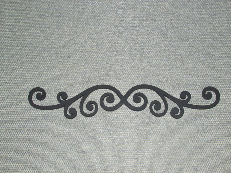 Decorative Wood 12″ Scroll, Decor Wall Art laser Cut