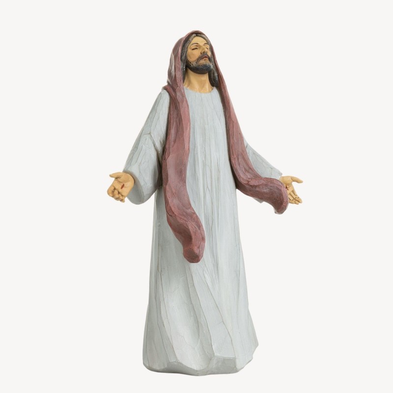 Jesus Christ Statue Jesus with Open Arms for Morden Home Religious Gift 9.5in…