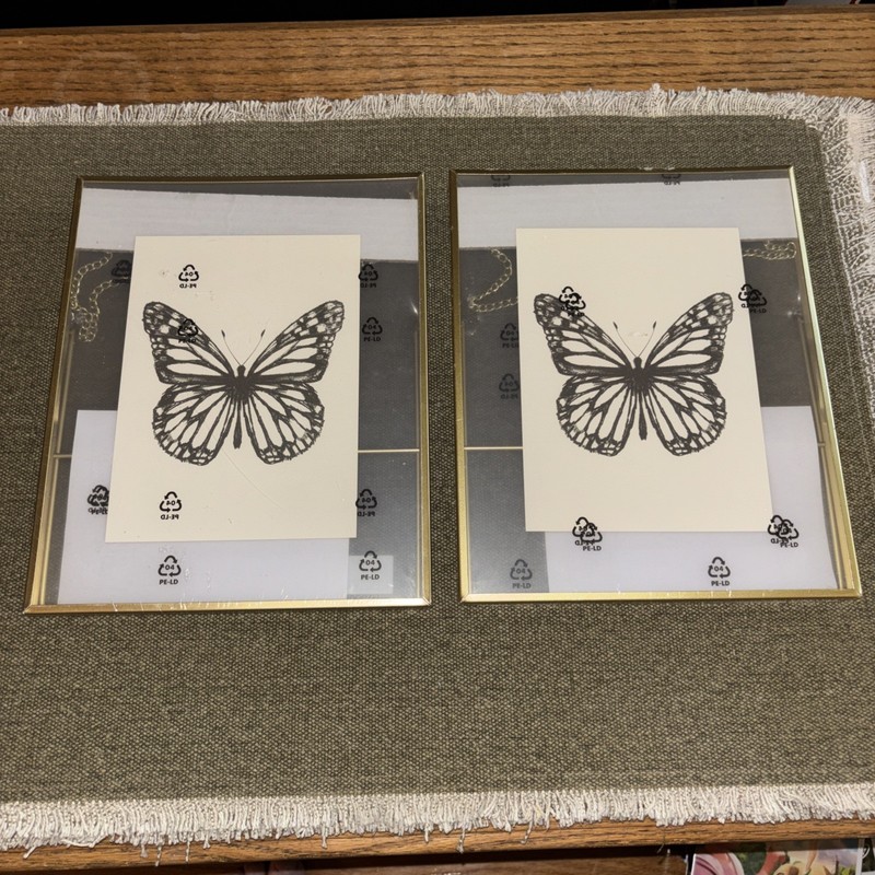 Lot Of 2 X LERBODA 7-3/4 x 9-3/4” Gold Frame 20 x 25 cm. New Sealed.