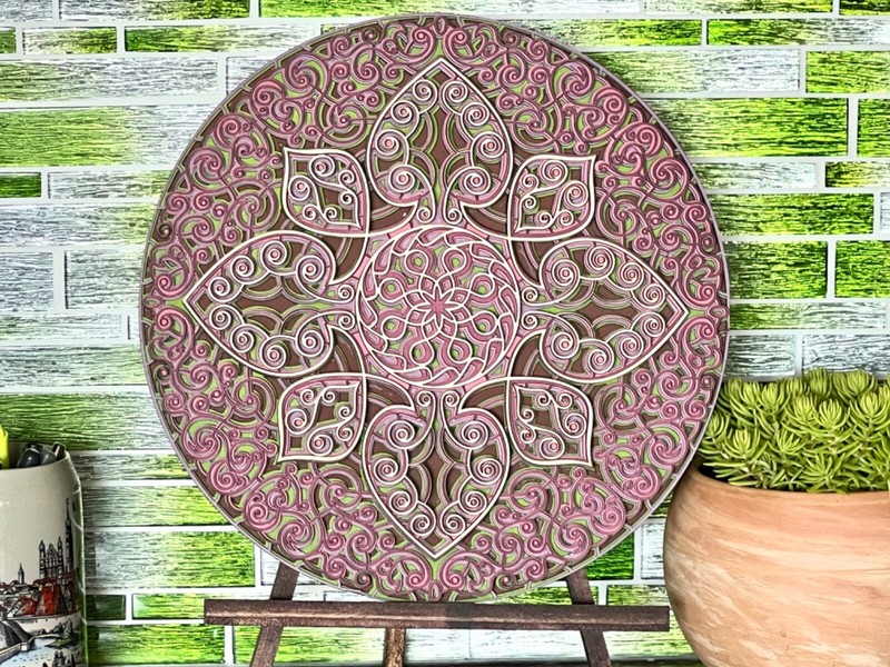 Wall Decor Mandala Wooden SPIRITUL Art Decor for Every Room Great present 🎁