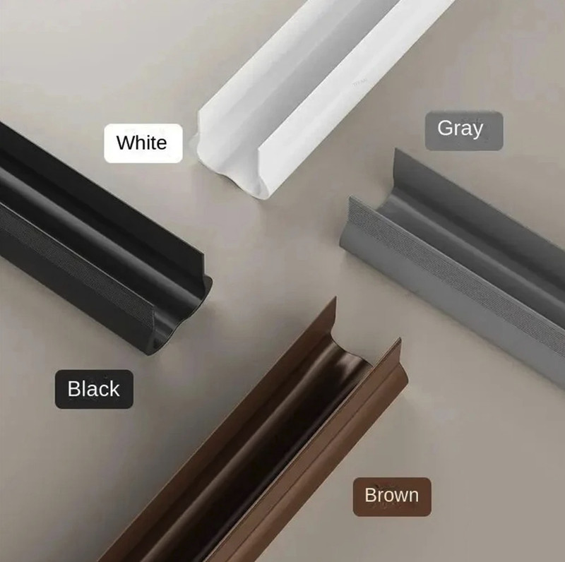 1pc Flexible Door Bottom Seal Strip Draft Stopper Weatherproof Door Sweep - NEW gallery